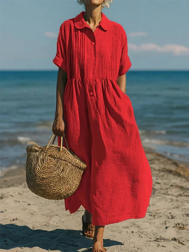 Alice – Marškinių tipo suknelė su sagomis